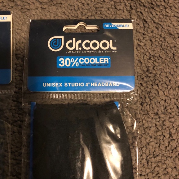 Lot Of 4 Dr. Cool  Unisex Headbands Workout Sports - Picture 4 of 6
